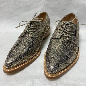 James Chan Silver Reflective Formal Shoes